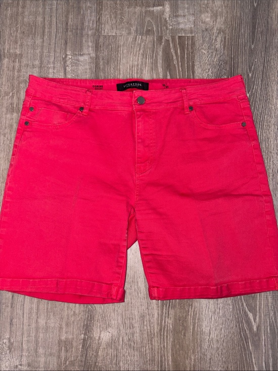 Liverpool Pants - Liverpool Hot Pink Denim Shorts